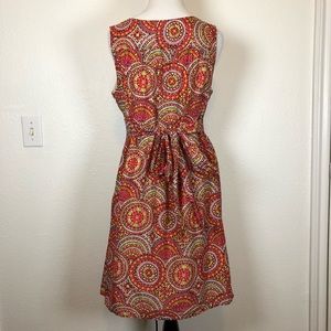 Gap geometric medallion print cotton dress 8